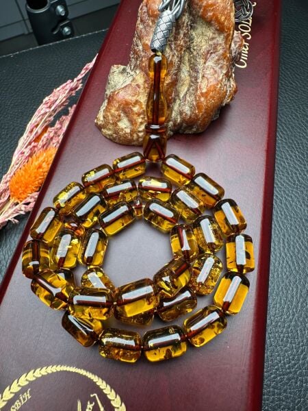 Rus Kaya Damla Kehribar Tesbih