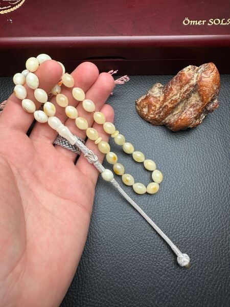 Rus Kaya Damla Kehribar Tesbih