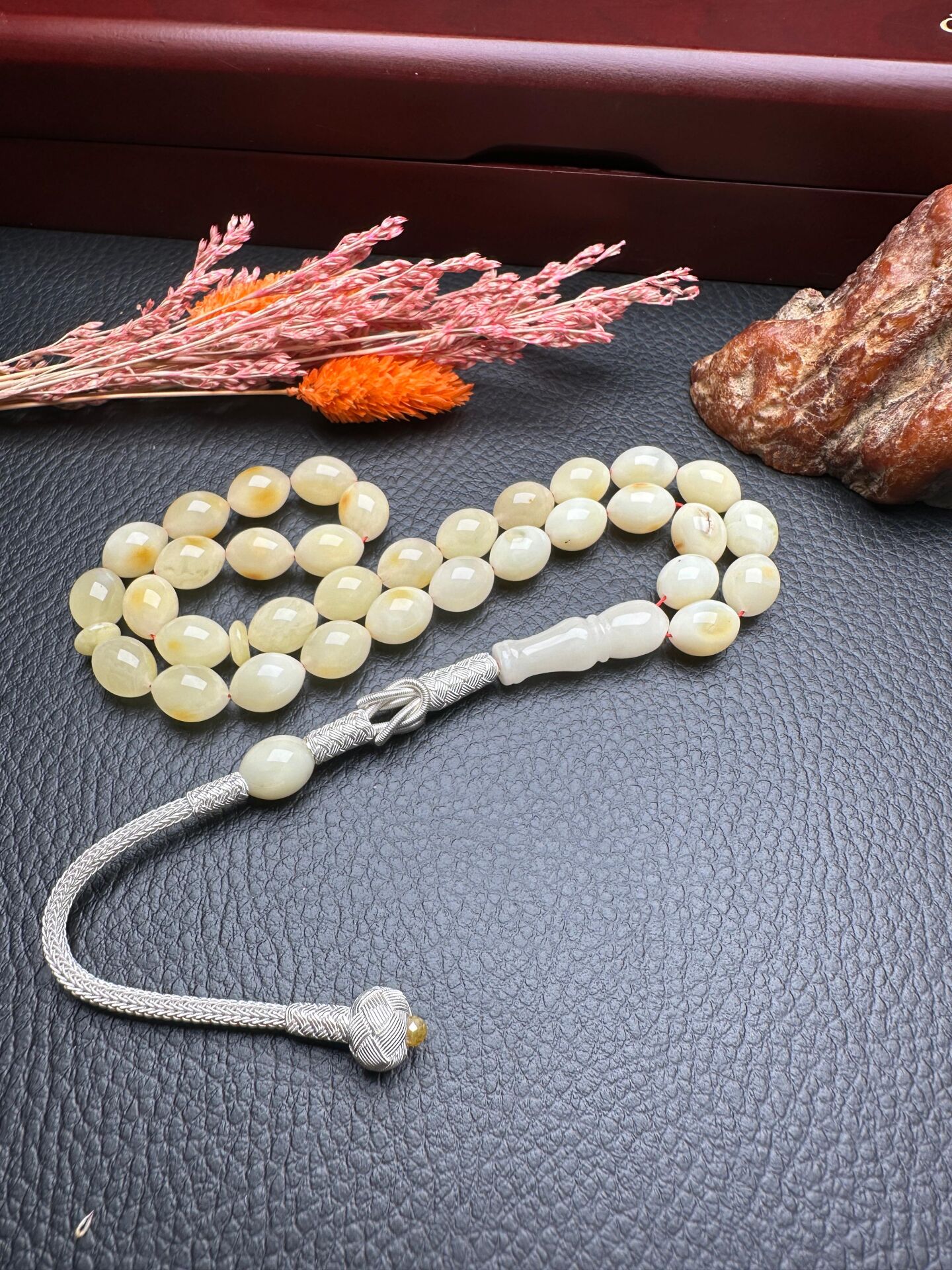 Rus Kaya Damla Kehribar Tesbih