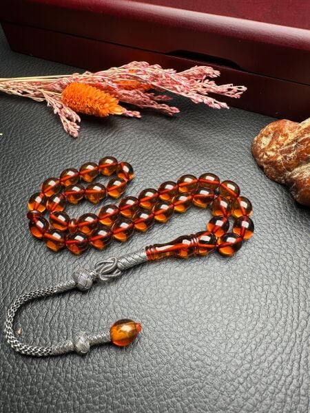 Rus Kaya Damla Kehribar Tesbih