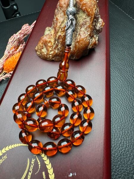 Rus Kaya Damla Kehribar Tesbih