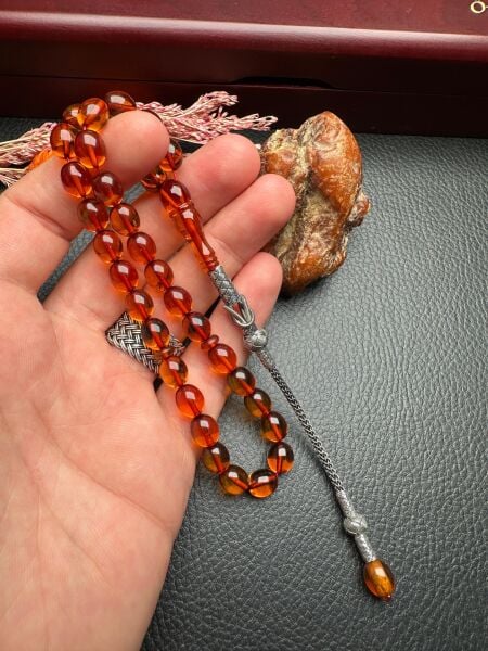 Rus Kaya Damla Kehribar Tesbih