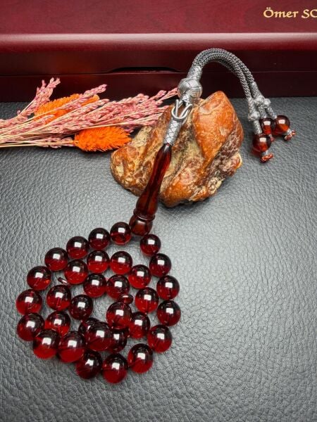 Rus Kaya Damla Kehribar Tesbih