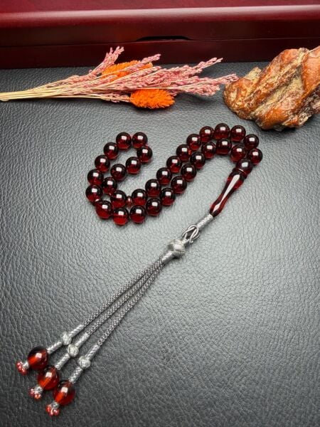 Rus Kaya Damla Kehribar Tesbih