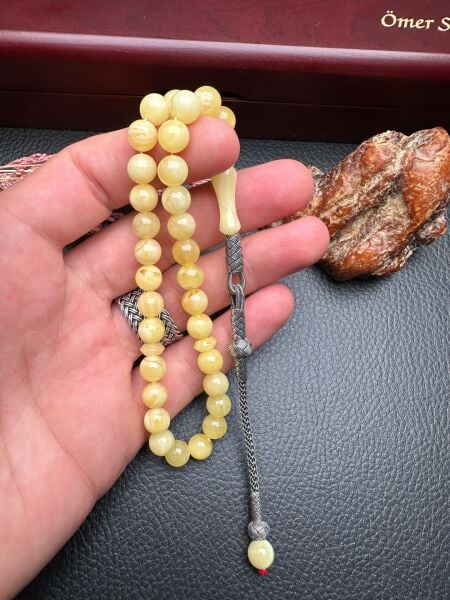 Rus Kaya Damla Kehribar Tesbih