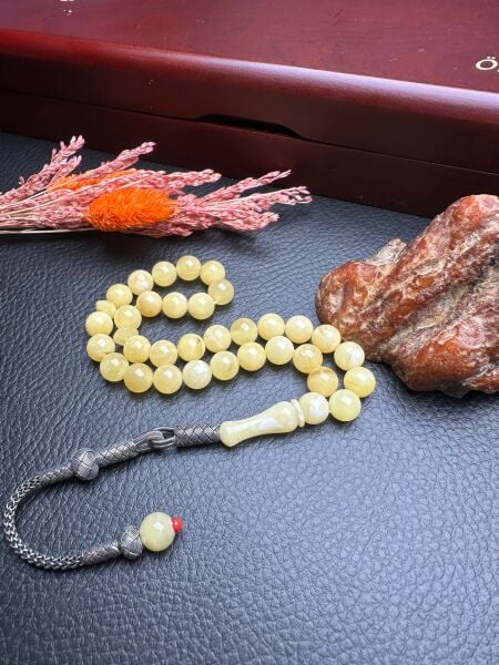 Rus Kaya Damla Kehribar Tesbih