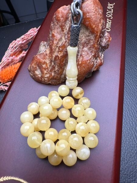 Rus Kaya Damla Kehribar Tesbih