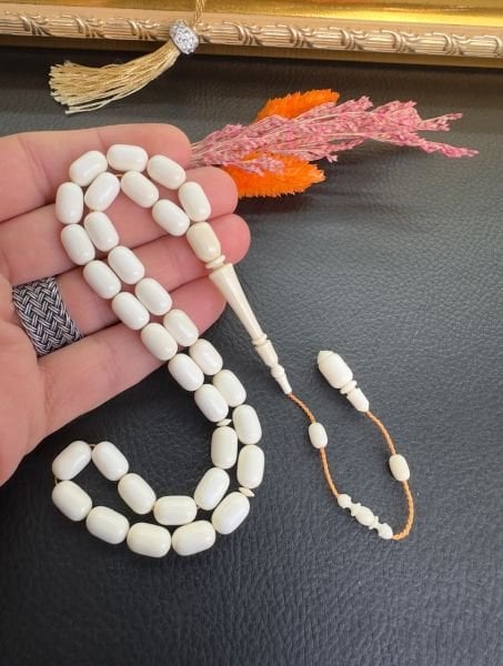 Kapsül Model Sade Fil Dişi Tesbih