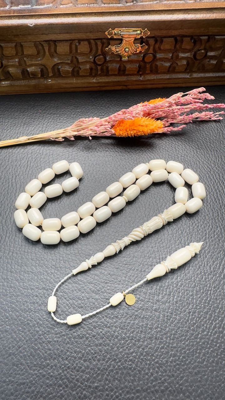 Nakkaş İmame Kapsül Model Sade Fil Dişi Tesbih