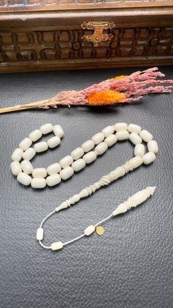 Nakkaş İmame Kapsül Model Sade Fil Dişi Tesbih