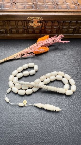 Nakkaş İmame Kapsül Model Sade Fil Dişi Tesbih