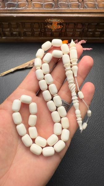 Nakkaş İmame Kapsül Model Sade Fil Dişi Tesbih