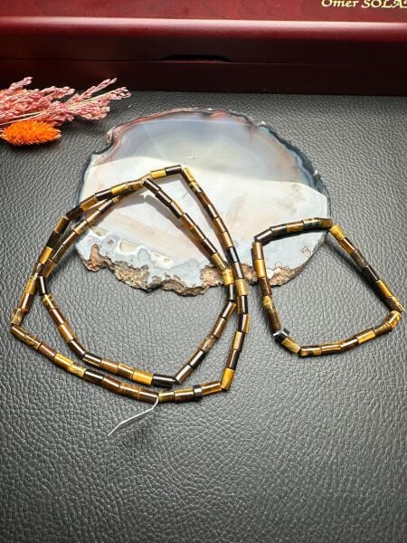 Kaplangözü Doğal Taş Bileklik ve Kolye Set