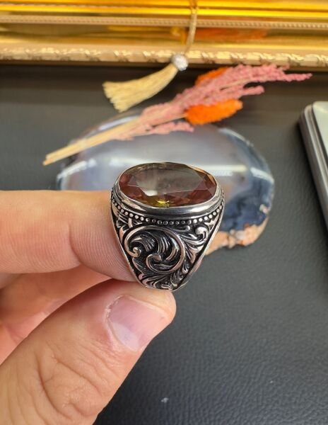 Zultanit Taşı Gümüş Yüzük