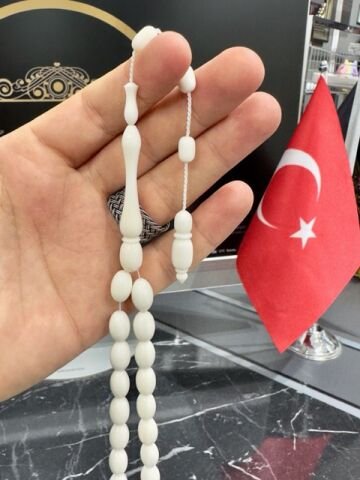 Badem Model Sade Kemik Tesbih
