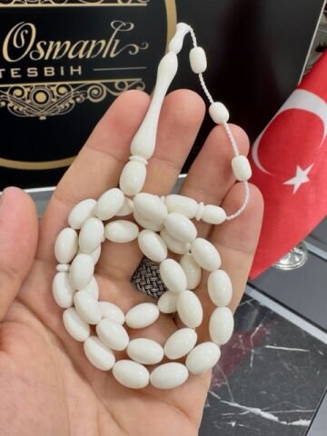Badem Model Sade Kemik Tesbih