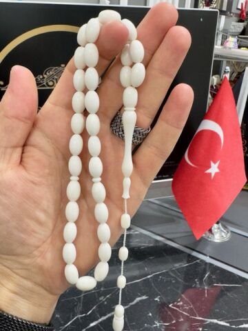 Badem Model Sade Kemik Tesbih