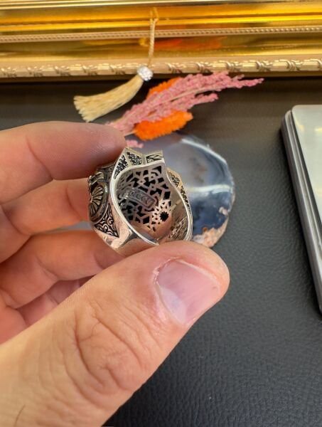 Davut Yıldızı Model Gümüş Yüzük