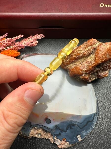 Damla Kehribar Bileklik