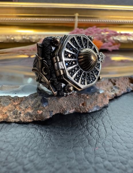 Mescid-i Aksa Model Gümüş Yüzük