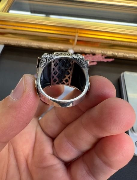 Mescid-i Aksa Model Gümüş Yüzük