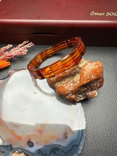 Damla Kehribar Bileklik