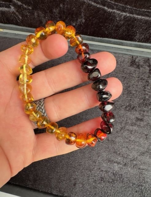 Damla Kehribar Bileklik