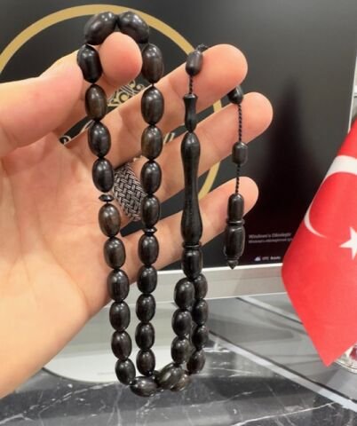 Kapsül Model Sade Abonoz Ağacı Tesbih