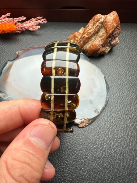 Damla Kehribar Bileklik