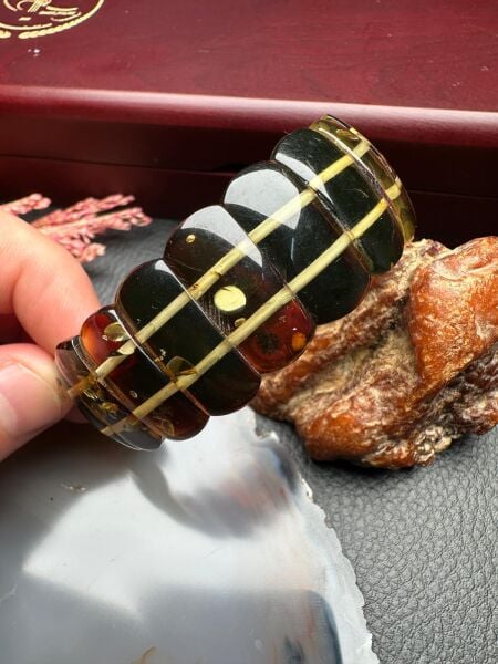 Damla Kehribar Bileklik