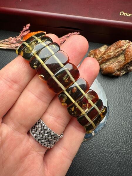 Damla Kehribar Bileklik