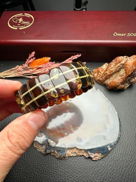 Damla Kehribar Bileklik