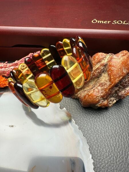 Damla Kehribar Bileklik