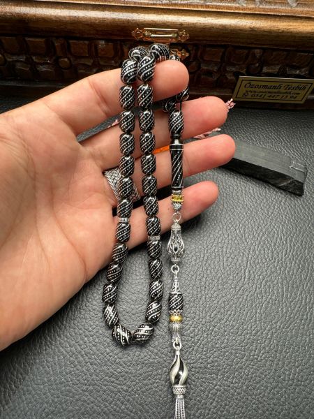 Gümüş Çakım Erzurum Oltutaşı Tesbih