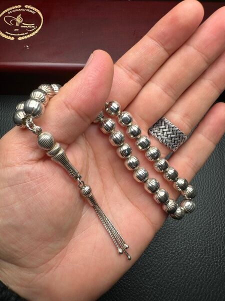 Küre Model Gümüş Tesbih