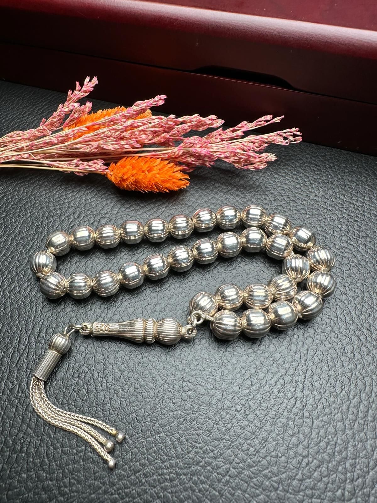 Küre Model Gümüş Tesbih