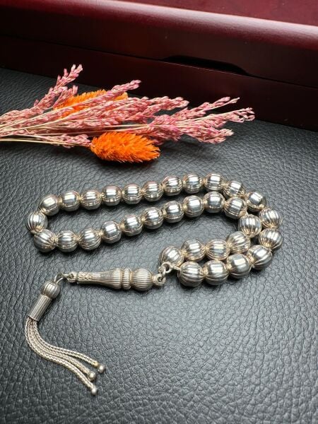 Küre Model Gümüş Tesbih