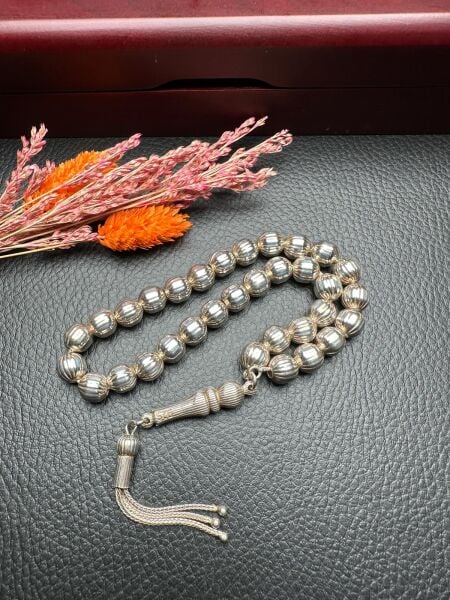 Küre Model Gümüş Tesbih