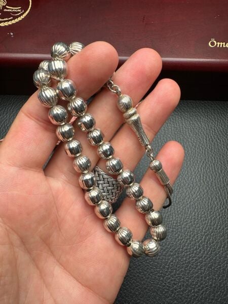 Küre Model Gümüş Tesbih