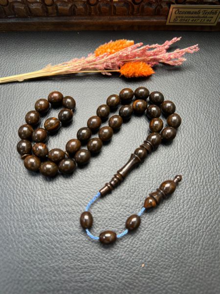 Sıkma Kehribar Tesbih