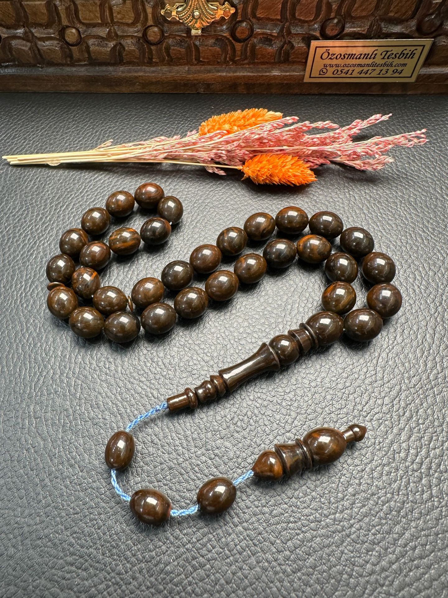 Sıkma Kehribar Tesbih