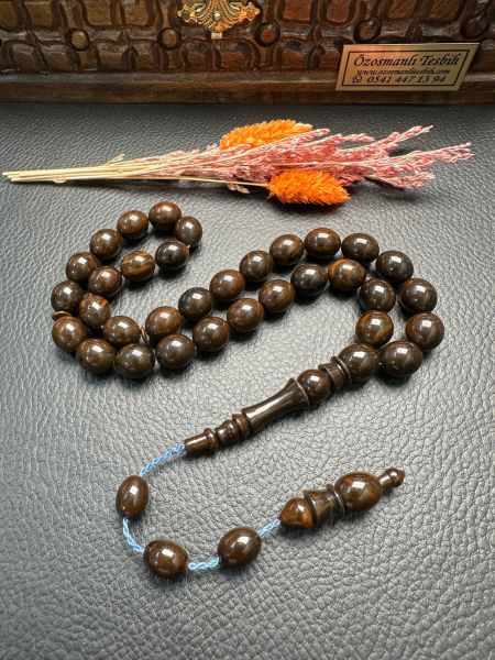 Sıkma Kehribar Tesbih