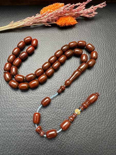 Sıkma Kehribar Tesbih