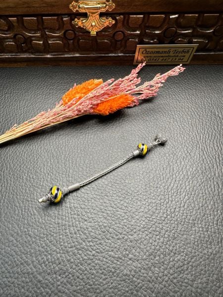 Özel Tasarım Mineli Gümüş Püskül