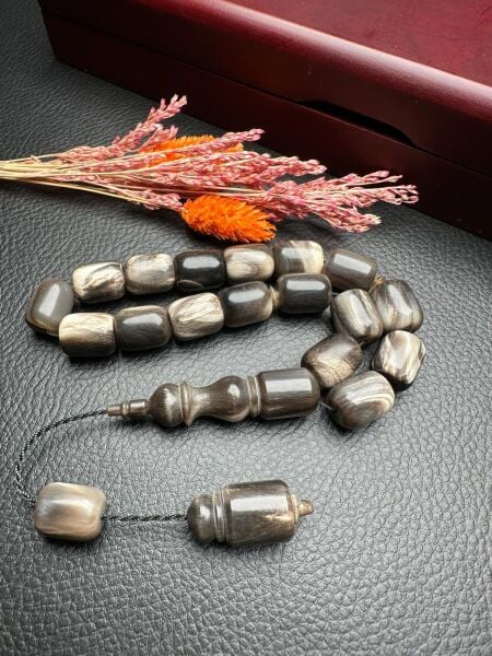 Kapsül Model Maskot Bufalo Boynuzu Tesbih