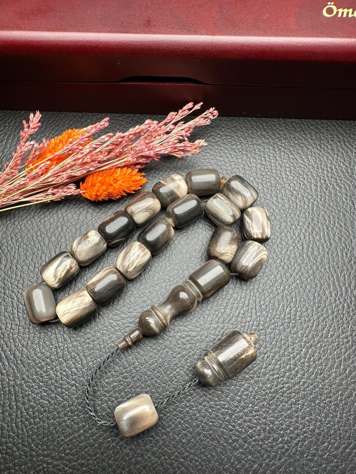 Kapsül Model Maskot Bufalo Boynuzu Tesbih