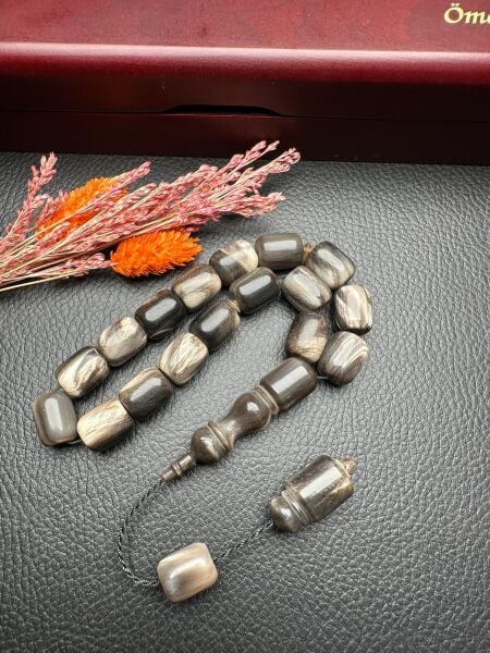 Kapsül Model Maskot Bufalo Boynuzu Tesbih