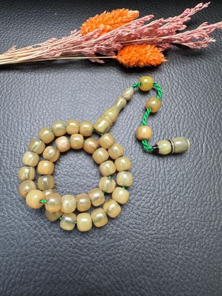 Sıkma Kehribar Tesbih