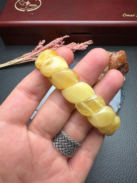 Damla Kehribar Bileklik