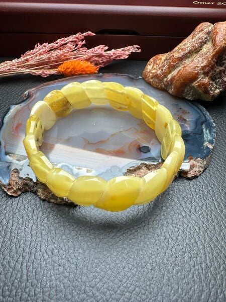 Damla Kehribar Bileklik